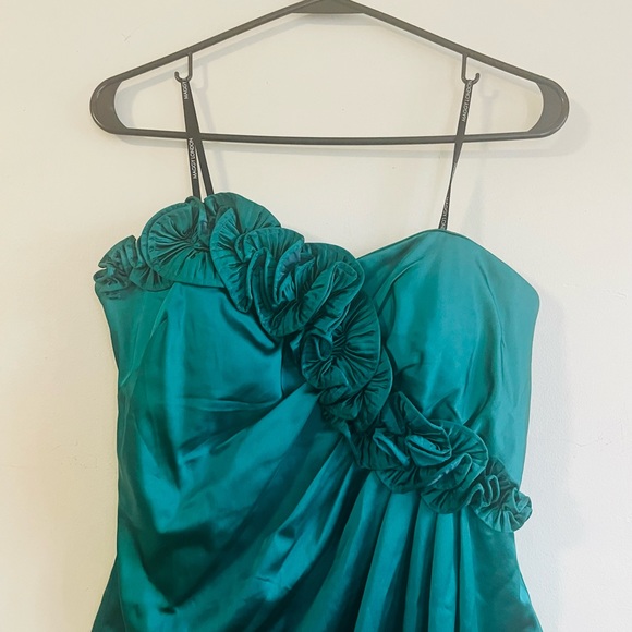 Maggy London Emerald Green Cocktail Party Dress - Picture 3 of 13